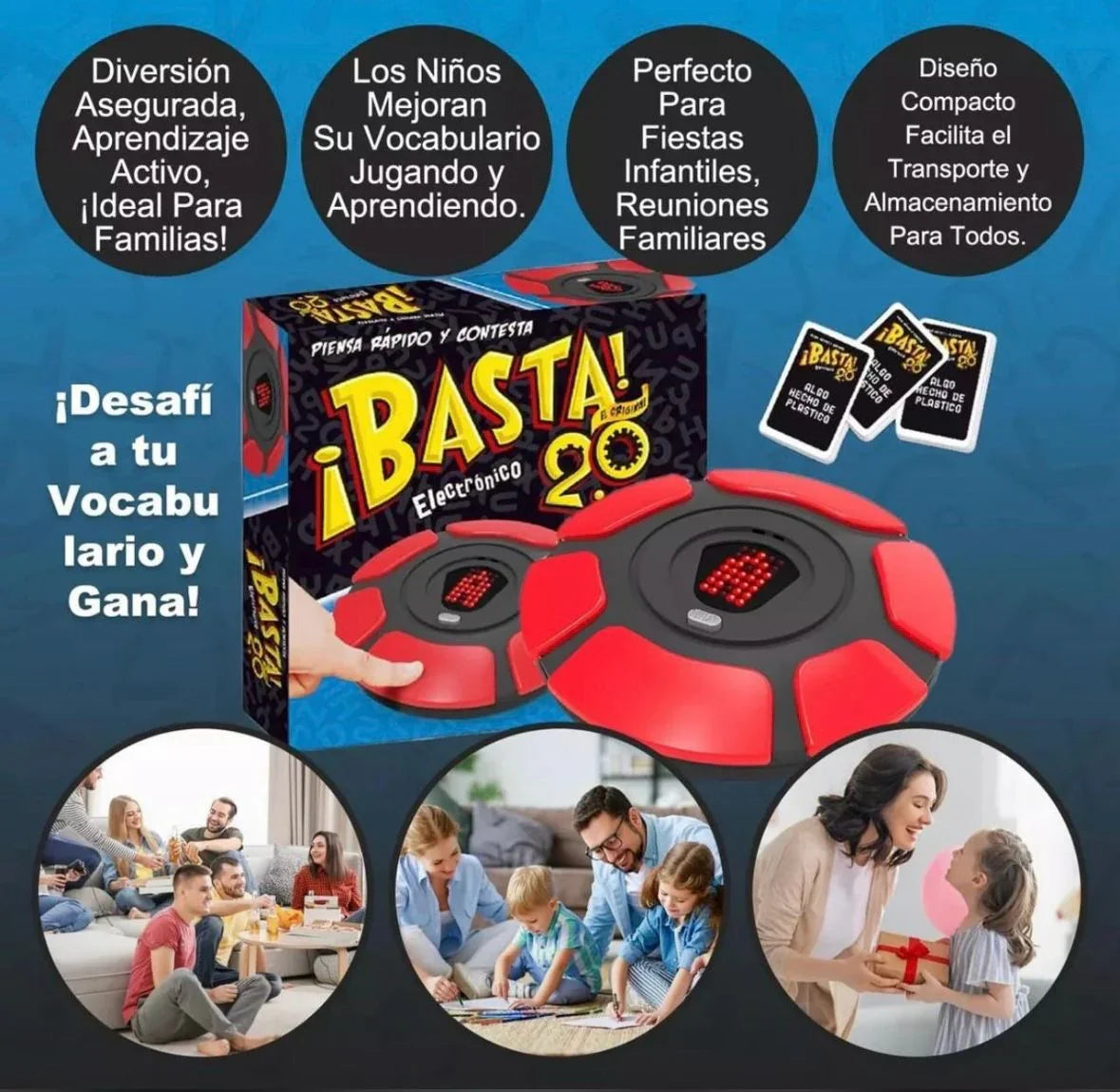 Juego De Mesa Basta 2.0 Electrónico